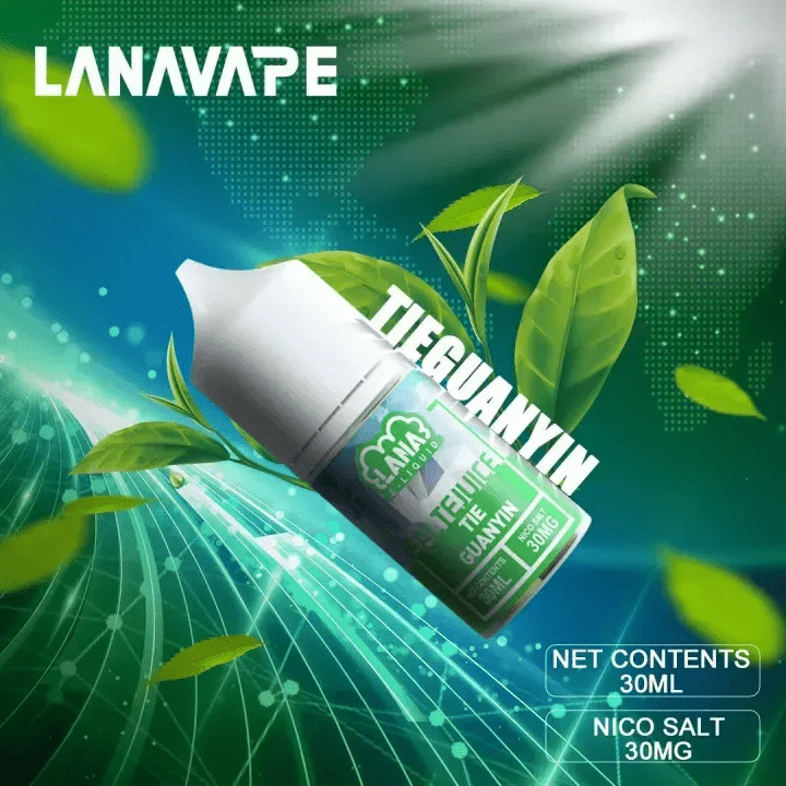 LANA 煙油:尼古丁鹽小菸油 · 30ml瓶 · 10款清爽耐抽風味,台灣現貨